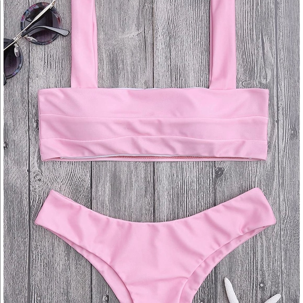 NWT ZAFUL Pink Bikini Swimsuit | M
